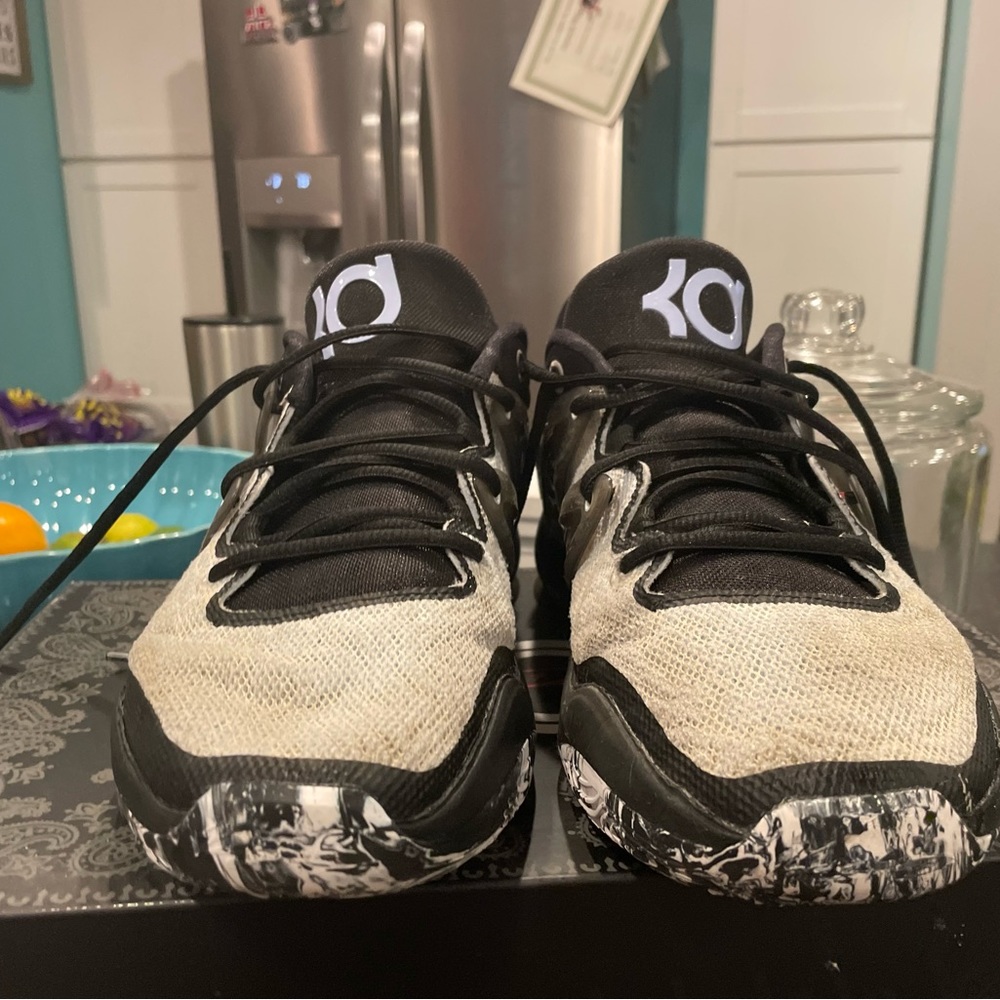 Nike KD basketball shoes.